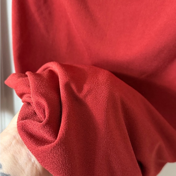 ASTR Red Cold Shoulder Bodycon Dress - Picture 14 of 14